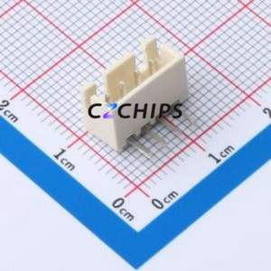 HCZZ0139-4 Wire-to-Board Pin Header Bent Lead Through Hole,P=2.54mm Connector 1x4P 2.5mm Right Angle Insert XH - Product Image 1