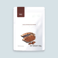 Sachets en plastique personnalisés avec logo imprimé, en aluminium, à fermeture éclair, pour poudre de thé matcha et herbes, emballage alimentaire