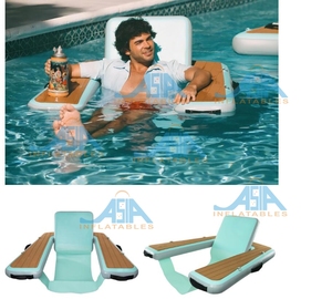 Pontili Gonfiabili per Divertimento Estivo, <span class=keywords><strong>Sedia</strong></span> Galleggiante Gonfiabile per Piscina/Lago/<span class=keywords><strong>Mare</strong></span> - Product Image 5