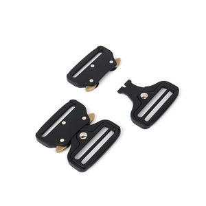 Hebilla Táctica Metálica de 50mm con Liberación Lateral, Aleación de Zinc Negra, Duradera, para Cinturones y Accesorios de Mochila - Product Image 4