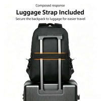 Sac à dos pour ordinateur portable imperméable pour hommes, antivol, grande capacité, durable, léger, tendance, pour l'extérieur
