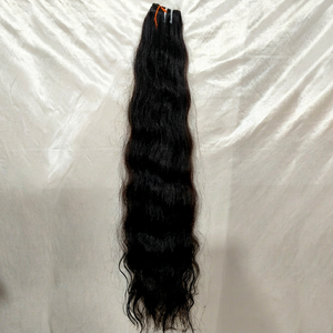 Cheveux indiens bruns naturels, texture douce et lisse, Remy vierges, double trame tissée à la machine, 200g - Product Image 1