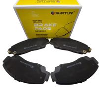Nuevas Pastillas de Freno Traseras de Cerámica Premium Duraderas KWS-54 SUM para Sistema de Frenos Yema Bojun Dundee, Ancho de 106 mm