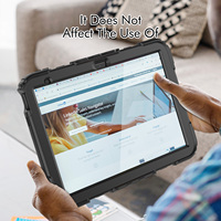 Étui de protection robuste pour tablette iPad A16 11e génération 2025, coque antichoc avec support et sangle pour iPad 10e génération 10,9'' 2022