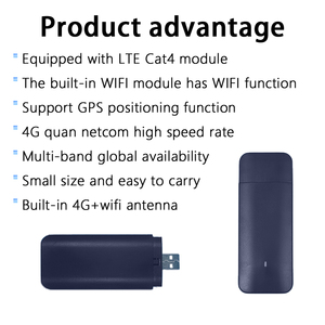 Adaptador <span class=keywords><strong>WiFi</strong></span> <span class=keywords><strong>USB</strong></span> LTE 4G Portátil A7608 150Mbps Doble <span class=keywords><strong>SIM</strong></span> Antena Interna/Externa Adaptador de Internet Inalámbrico para Laptop/Escritorio - Product Image 5