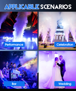 ステージイベント電気dj dmx制御垂直ポータブルフォグスイングco2ジェットスモークマシン - Product Image 4