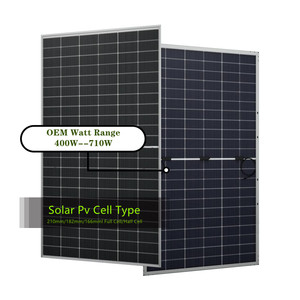 แผงโซลาร์เซลล์ PERC แบบสองหน้า ครึ่งเซลล์ สีดำทั้งหมด กำลังไฟ 420W 430W ประสิทธิภาพสูง พร้อมประสิทธิภาพโมดูล 21%-22% - Product Image 1
