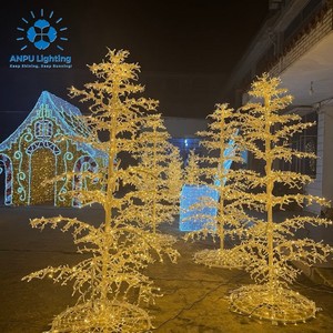 ANPU Lighting - Ensemble <span class=keywords><strong>de</strong></span> lumières décoratives pour l'hiver, motif branche <span class=keywords><strong>de</strong></span> sapin en LED blanc chaud, effet givré - Product Image 6