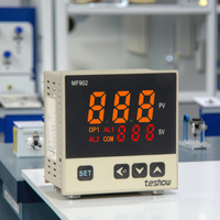 Controlador de Temperatura PID Teshow MF902 al por Mayor OEM/ODM -50C-1500C 85-265VAC Salida Única Pantalla de 3 Dígitos RS-485 Plástico ABS