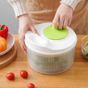 Égouttoir à légumes en plastique avec couvercle pour fruits et légumes à feuilles, outil de cuisine - Product Image 4