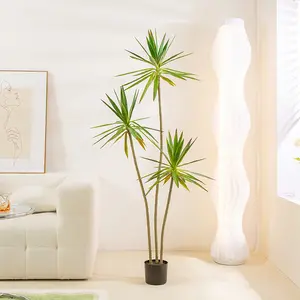 Adornos de decoración para el hogar, plantas de agave de simulación grande