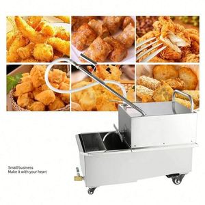 Easy Operation Stainless Steel Deep <b>Fryer</b> with Cooking Oil Filter Used Oil Purification <b>Machine</b> for Food Processing - Product Image 5