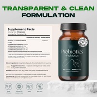 Capsules de probiotiques Lactobacillus Acidophilus pour adultes - Amélioration de la densité osseuse - 60 capsules par flacon - Article le plus vendu