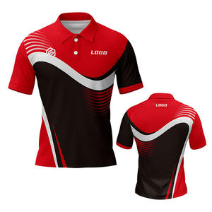 Camisetas Polo de golf informales lisas Camisetas polo con logotipo personalizado para hombre Mujer Camisetas con cuello estampado por sublimación - Product Image 5