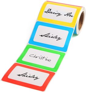 สติกเกอร์ติดชื่อกันน้ำแบบกำหนดเอง สติกเกอร์ป้ายชื่อ ฉันชื่อ สำหรับเด็ก ศูนย์รับเลี้ยงเด็ก โรงเรียน งานประชุม - Product Image 6