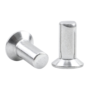 Lot de 10 rivets à tête fraisée en acier inoxydable 201 de qualité supérieure, M2 M3 M5, GB869 Grade 8.8, diamètre de la tête 4-14mm, adhérence optimale - Product Image 1
