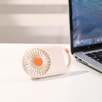 Mini Ventilador Personal Portátil Recargable por USB de Plástico para Niños, Niñas, Hombres, Mujeres, Hogar, Oficina, Viajes al Aire Libre
