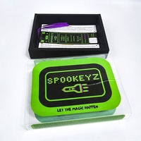 Caja de Papel con Cajón Deslizable Personalizada con Funda Exterior Transparente de PET para Niños, Juego de Bolígrafos Espía Mágicos Fluorescentes Invisibles UV