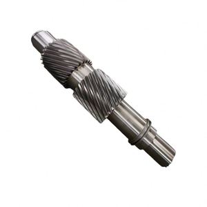 Transmisión Long Metal Spur Forjado Acero al carbono Forja Spline Eje grande - Product Image 1