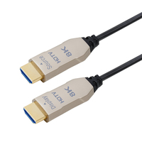 Câble HDMI optique actif VCOM Ultra Long 100m Fibre Optique HDTV 48 Gbps Ethernet 3D 8K 60Hz