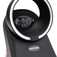 GUOTAO P8 Scanner de codes-barres omnidirectionnel Alternative DS9308 1D Scanner de codes-barres de bureau 2D avec port USB