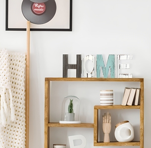 Letras Decorativas de Madera Rústicas Personalizables de Fábrica, Letrero con Palabras Recortadas de Alta Calidad para Decoración del Hogar - Product Image 4