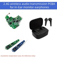 Solution d'écouteurs sans fil bimodes TLSR avec surveillance, module audio 2,4 GHz un-vers-plusieurs, OEM ODM pour le streaming en direct