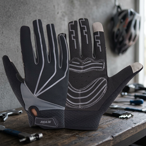 Half <b>Finger</b> Breathable Non-Slip Leather Impact Gloves Unisex Outdoor Touch Screen Cycling Road Mountain <b>Bike</b> - Product Image 2