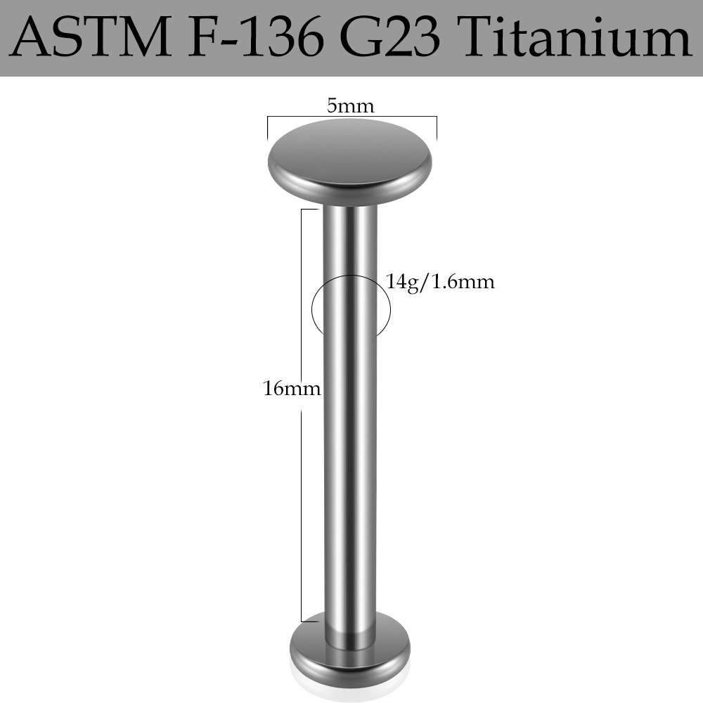 Argent 1,6*16*5mm