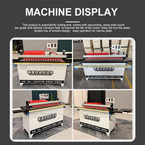 آلة لصق الحواف الأوتوماتيكية عالية السرعة DW802، آلة محمولة لصق حواف PVC، آلة لصق حواف الأثاث الخشبي ولوحات MDF - Product Image 5