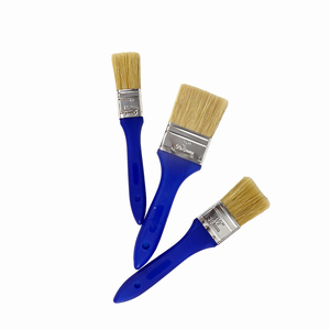 Pennello di Alta Qualità con Setole Naturali e Manico in Plastica Blu, Economico, in Legno, per Lucidatura Industriale Fai-da-Te, Personalizzabile OEM - Product Image 5