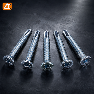 Tornillo autoperforante de cabeza avellanada acanalada, cincado azul y blanco, con punta Phillips y rosca completa DIN <span class=keywords><strong>7504P</strong></span> para chapa metálica - Product Image 4