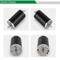 Moteur CC à balais 24V 3900 tr/min 52mm L5280D, micro-moteur électrique à aimant permanent pour ventilateur et maison intelligente