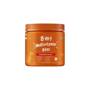 Suplemento multivitamínico 8 en 1 suave para masticar con logotipo personalizado OEM 120, suplementos vitamínicos naturales para perros, golosinas para perros, gatos, cuidado de la salud - Product Image 1