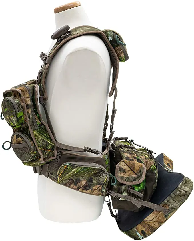 Mossy Oak Longbeard Strap Turkey Hunting Vest, Turkey Vest for Hunting with Seat tactical hunting vest