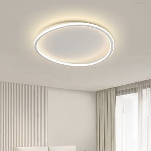 Lámpara de Techo LED Moderna Nórdica con Control Remoto, Material Acrílico, Alimentación CA, Protección Ocular para Dormitorio y Estudio - Product Image 3