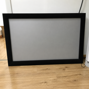 Pantalla de Proyección Fija con Marco de Aluminio, Relación de Aspecto 16:9, Compatible con 4K <span class=keywords><strong>y</strong></span> 8K Ultra HD, con Sistema de Tensión, para Cine en Casa - Product Image 3