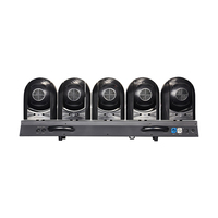 AT500K 5x80W 4 in1 LED Moving Head Bühnen licht mit unbegrenzter Drehung 5 Köpfe Leistung DMX-Steuerung Emitted Color RGBW