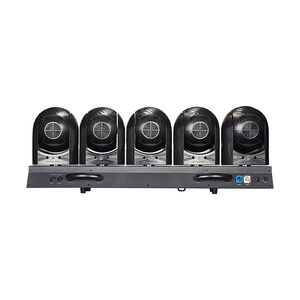 AT500K 5x80W 4in1 LED Moving Head Stage Light with Unlimited Rotation 5 Heads Performance <strong>DMX</strong> <strong>Control</strong> Emitted Color <strong>RGBW</strong> - Product Image 2