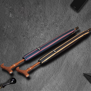 <span class=keywords><strong>Parapluie</strong></span> manuel pour homme, <span class=keywords><strong>grand</strong></span> format, à double tige droite, avec longue poignée détachable, renforcé, résistant au vent, design européen - Product Image 2