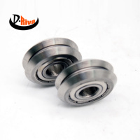 Rodamiento de Rodillo Tensor Color Plata con Rodamientos de Doble Sellado de Alta Calidad, Diámetro Interior de 0.87 Pulgadas, Pieza de Transmisión