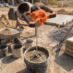 Perceuse à percussion, tronçonneuse, vibrateur à <span class=keywords><strong>béton</strong></span>, mélangeur, <span class=keywords><strong>ponceuse</strong></span> orbitale aléatoire et lampe de travail - Product Image 5