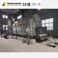 2 Tph 4 Tph Boiler Batubara Industri Berbahan Bakar Batubara Rendah Kadar Asap untuk Percetakan dan Pencelupan
