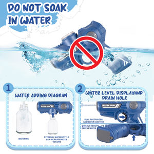 Pistola de Agua Eléctrica, Juguete de Pistola de Agua, Pistola de Agua para Niños y Adultos, Juego de Disparos en la Piscina al Aire Libre, Regalo Ideal - Product Image 3