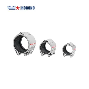 Hobond Grip Type Coupling Porca De Borracha Epdm Aço Inoxidável Quick Release Pipe Repair Coupling Braçadeira De Reparo De Tubo