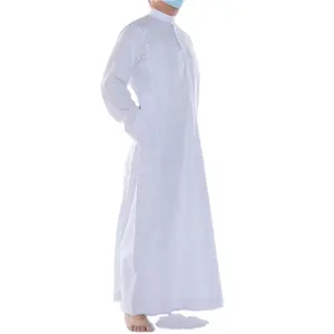 Commercio all'ingrosso di abbigliamento islamico per gli uomini vestito da musulmano uomini thobe arabia arabo dubai DAFFA ASEEL HARAMAIN abaya boubou