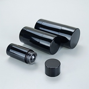 Spot Goods Round Twist up <b>Plastic</b> Deodorant <b>Tube</b> 15ml 30ml 50ml 75g Black White Empty <b>Plastic</b> Deodorant Stick Container - Product Image 4