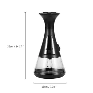 New Arrival Luxury Electric Led Shisha Hookahs Modern Custom Logo Glass Shisha Hookah