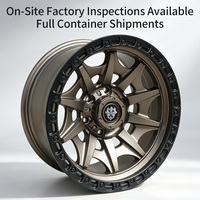 Jantes FLowtone 4x4 tout-terrain concaves, jantes Beadlock, jantes de 17 pouces 6x139.7, jantes Elite pour Sequoia FJ Cruiser Tank