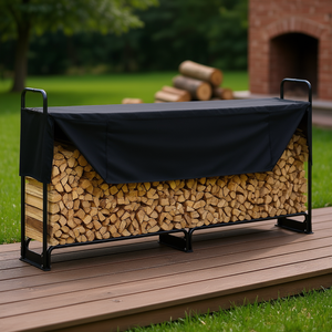 Funda para letrero de leña Db Wholesale, 102x12x46 pulgadas, 600D Oxford, impermeable para exteriores, para soporte de leña - Product Image 2